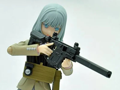 LittleArmory <LA035> Kriss Vector CRBㅤ – Tomytec – ActionFigureBrasil — com base expositora