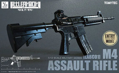LittleArmory [LABC01] M4 Assault Rifle 1/12 Plastic Modelㅤ – Tomytec – ActionFigureBrasil — acessórios