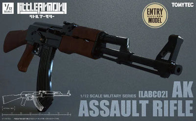 LittleArmory [LABC02] AK Assault Rifle 1/12 Plastic Modelㅤ – Tomytec – ActionFigureBrasil — embalagem