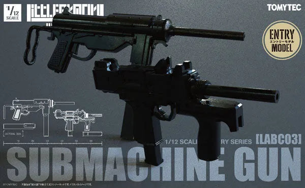 LittleArmory [LABC03] Submachine Gun 1/12 Plastic Modelㅤ – Tomytec – ActionFigure Brasil