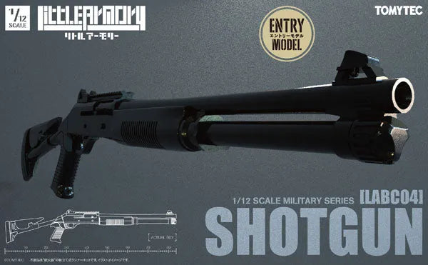 LittleArmory [LABC04] Shotgun 1/12 Plastic Modelㅤ – Tomytec – ActionFigure Brasil