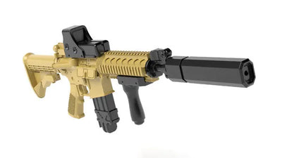 LittleArmory [LADF05] Girls' Frontline M4A1 Type 1/12 Plastic Modelㅤ – Tomytec – ActionFigureBrasil — ângulo diferente