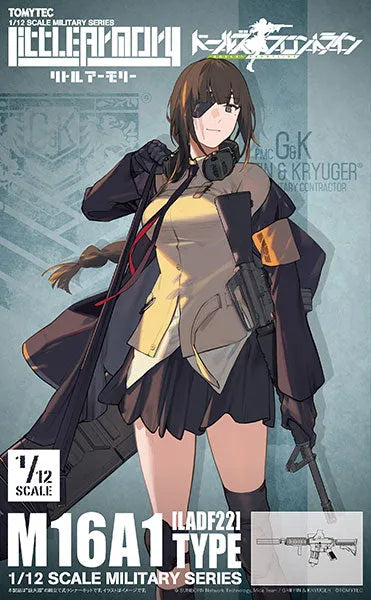 LittleArmory [LADF22] Anime: Girls' Frontline M16A1 Type 1/12 Plastic Modelㅤ – Tomytec – ActionFigureBrasil