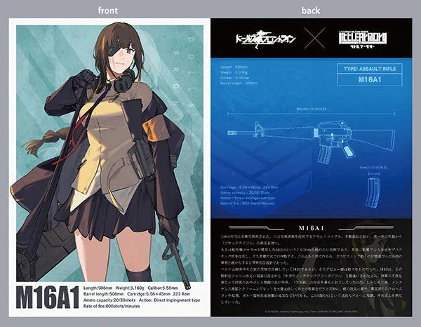 LittleArmory [LADF22] Anime: Girls' Frontline M16A1 Type 1/12 Plastic Modelㅤ – Tomytec – ActionFigureBrasil