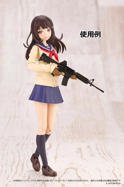 LittleArmory [LAOP09] Sousai Shojo Teien Tactical Glove (Tan) Plastic Modelㅤ – Tomytec – ActionFigureBrasil