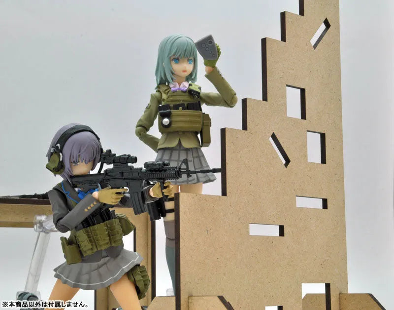 LittleArmory [LD015] Shooting Range B 1/12 Plastic Modelㅤ – Tomytec – ActionFigureBrasil