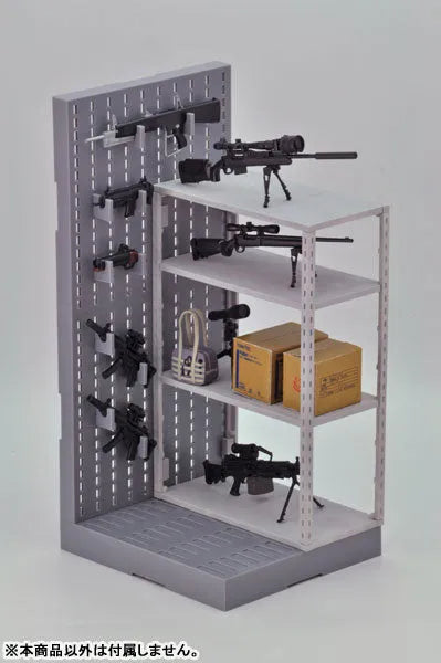 LittleArmory [LD018] Gun Rack D 1/12 Plastic Modelㅤ – Tomytec – ActionFigureBrasil