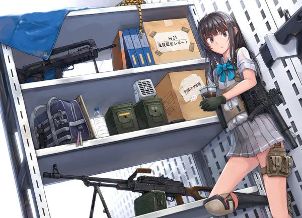LittleArmory [LD018] Gun Rack D 1/12 Plastic Modelㅤ – Tomytec – ActionFigureBrasil