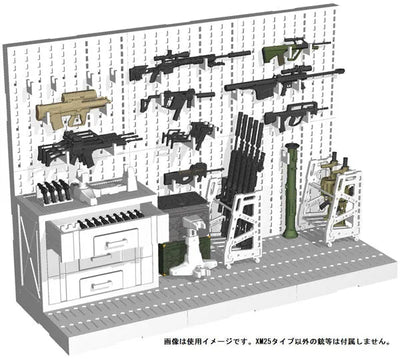LittleArmory [LD031] Weapon Storeroom B 1/12 Plastic Modelㅤ – Tomytec – ActionFigureBrasil