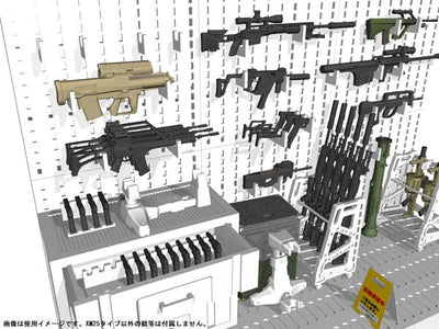 LittleArmory [LD031] Weapon Storeroom B 1/12 Plastic Modelㅤ – Tomytec – ActionFigureBrasil — ângulo diferente