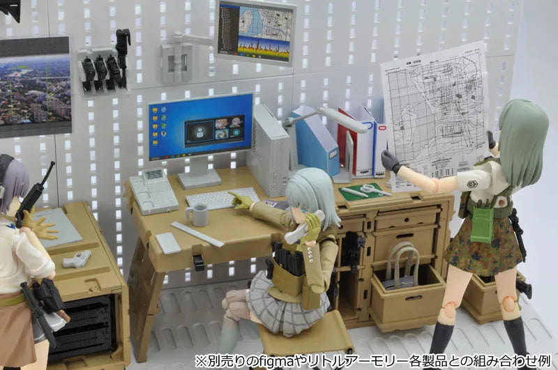 LittleArmory [LD039] Field Desk A2 1/12 Plastic Modelㅤ – Tomytec – ActionFigureBrasil