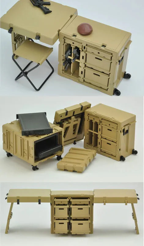 LittleArmory [LD039] Field Desk A2 1/12 Plastic Modelㅤ – Tomytec – ActionFigureBrasil