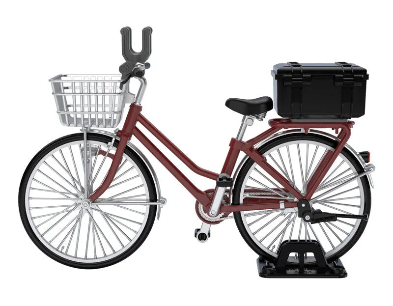 LittleArmory [LM005] School Bike (For Designated Defense School) Maroonㅤ – Tomytec – ActionFigureBrasil