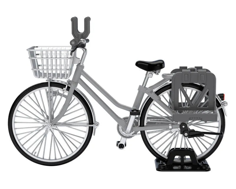 LittleArmory [LM006] School Bike (For Designated Defense School) Silverㅤ – Tomytec – ActionFigureBrasil