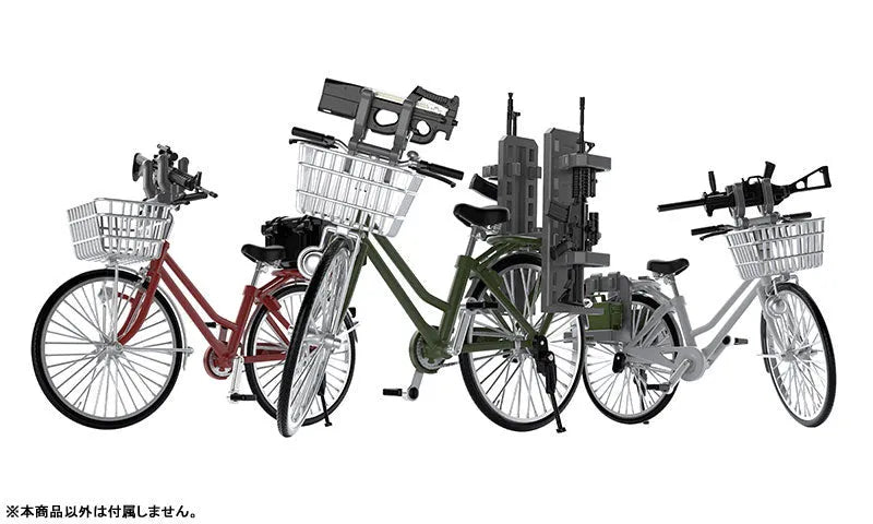 LittleArmory [LM006] School Bike (For Designated Defense School) Silverㅤ – Tomytec – ActionFigureBrasil