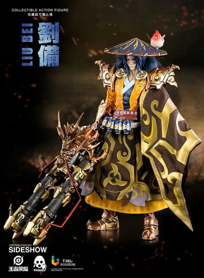 Liu Bei – Threezero – ActionFigure Brasil — com base expositora