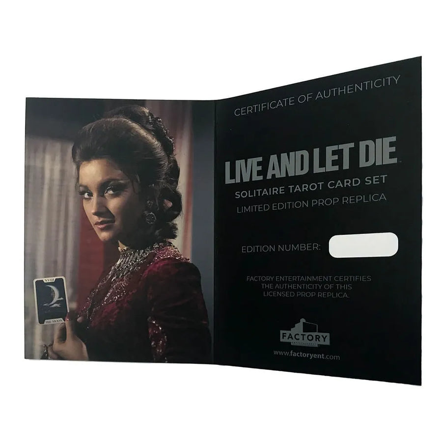 Live and Let Die Tarot Cards - LIMITED EDITION – Factory Entertainment – ActionFigure Brasil