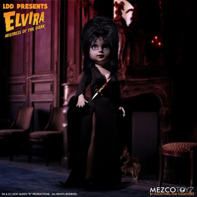 Living Dead Dolls / Elvira Mistress of the Dark: Elvairaㅤ – Mezco – ActionFigureBrasil
