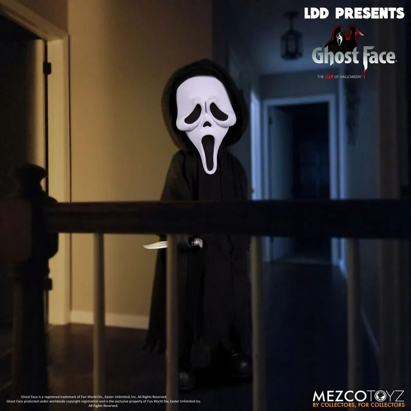 Living Dead Dolls/ Icon of Halloween Ghost Faceㅤ – Mezco – ActionFigure Brasil