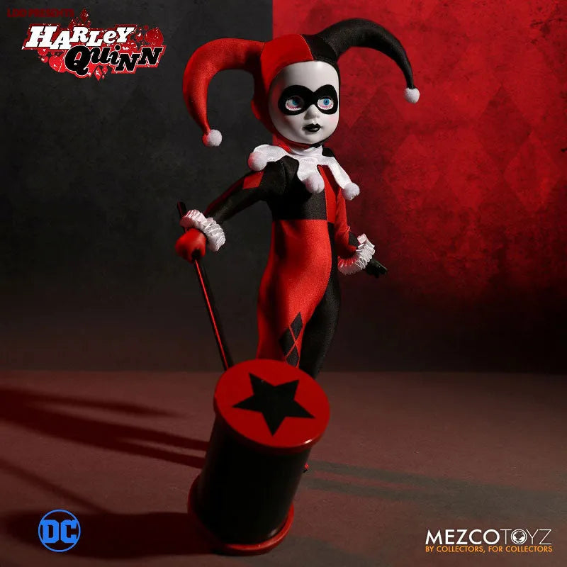 Living Dead Dolls - LDD presents DC Comics: Classic Harley Quinnㅤ – Mezco – ActionFigure Brasil