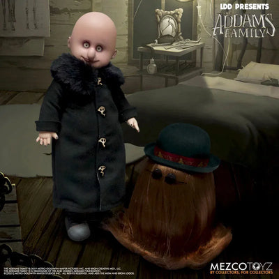 Living Dead Dolls / The Addams Family: Fester & Cousin Itt 2PKㅤ – Mezco – ActionFigureBrasil