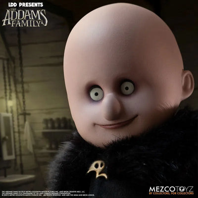 Living Dead Dolls / The Addams Family: Fester & Cousin Itt 2PKㅤ – Mezco – ActionFigureBrasil — embalagem