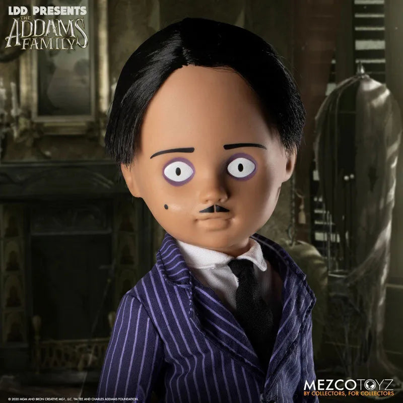 Living Dead Dolls / The Addams Family: Gomez & Morticia 2PKㅤ – Mezco – ActionFigureBrasil
