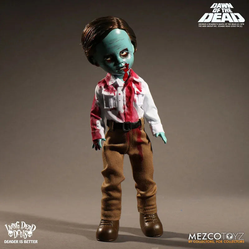 Living Dead Dolls - Zombie Dawn of the Dead: Flyboy & Checkered Shirt Zombie 2Type Setㅤ – Mezco – ActionFigure Brasil