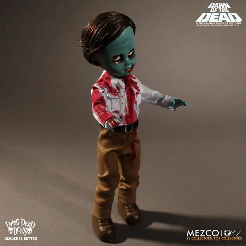 Living Dead Dolls - Zombie Dawn of the Dead: Flyboy & Checkered Shirt Zombie 2Type Setㅤ – Mezco – ActionFigure Brasil