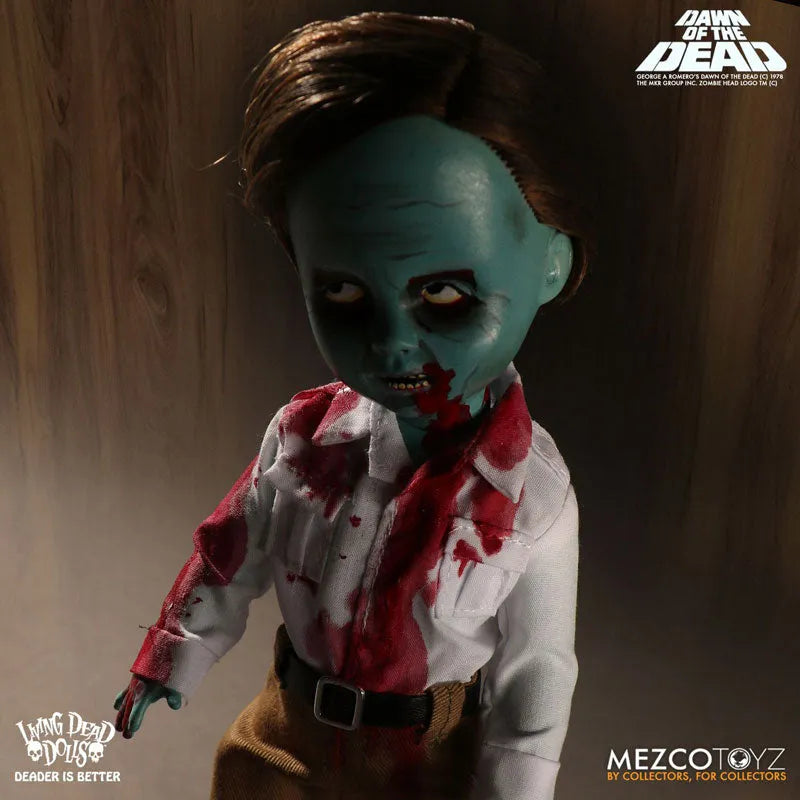 Living Dead Dolls - Zombie Dawn of the Dead: Flyboy & Checkered Shirt Zombie 2Type Setㅤ – Mezco – ActionFigure Brasil