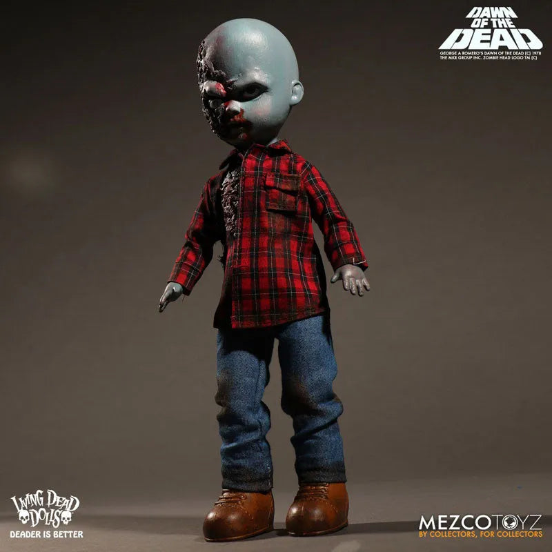 Living Dead Dolls - Zombie Dawn of the Dead: Flyboy & Checkered Shirt Zombie 2Type Setㅤ – Mezco – ActionFigure Brasil