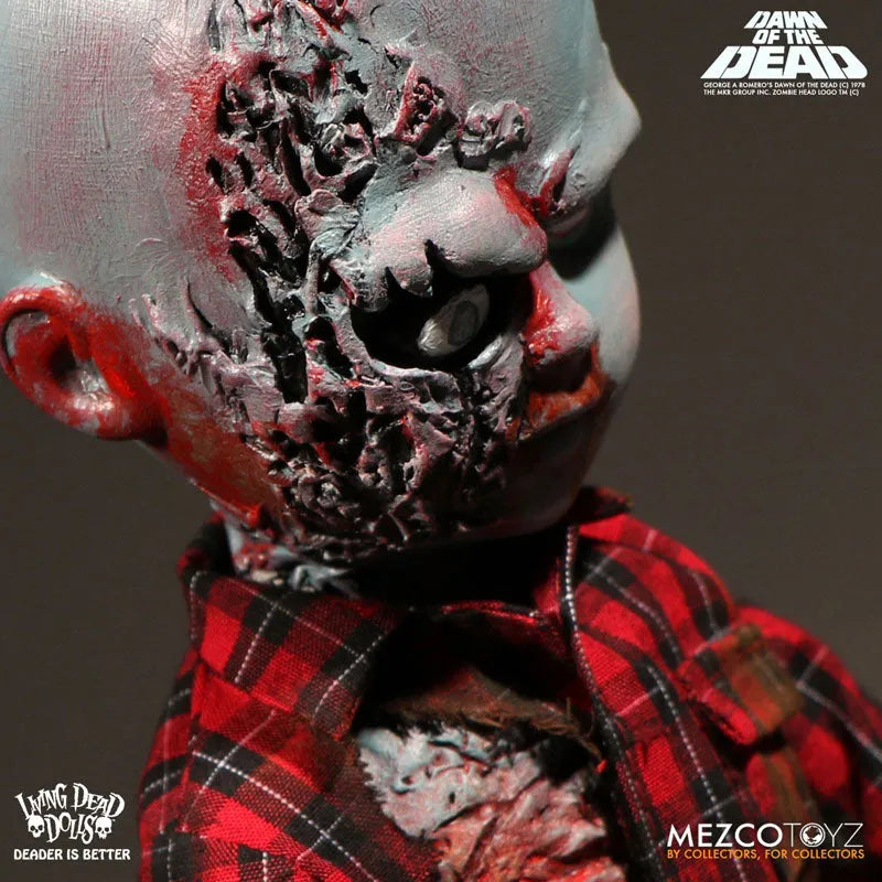 Living Dead Dolls - Zombie Dawn of the Dead: Flyboy & Checkered Shirt Zombie 2Type Setㅤ – Mezco – ActionFigure Brasil