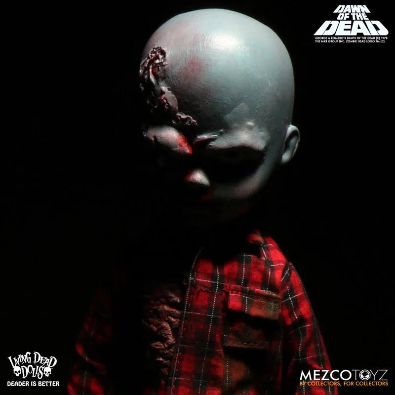 Living Dead Dolls - Zombie Dawn of the Dead: Flyboy & Checkered Shirt Zombie 2Type Setㅤ – Mezco – ActionFigure Brasil