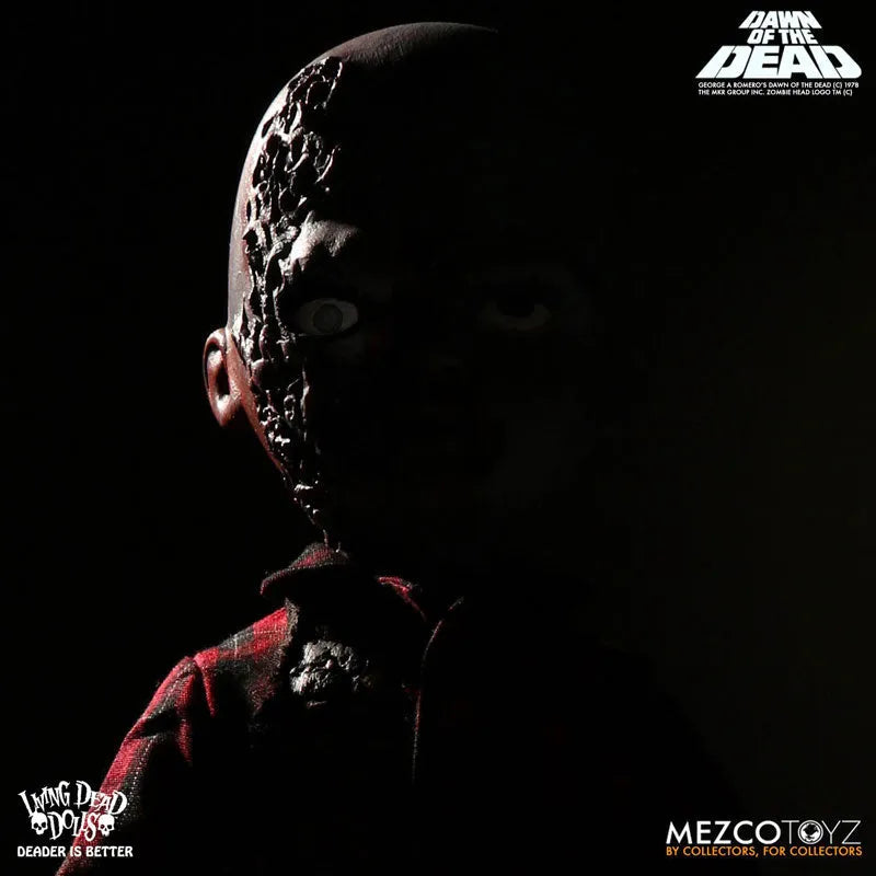 Living Dead Dolls - Zombie Dawn of the Dead: Flyboy & Checkered Shirt Zombie 2Type Setㅤ – Mezco – ActionFigure Brasil