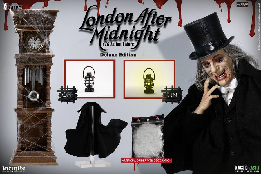 Lon Chaney as London After Midnight Deluxe - LIMITED EDITION: TBD (Deluxe Edition) – Infinite Statue – ActionFigure Brasil