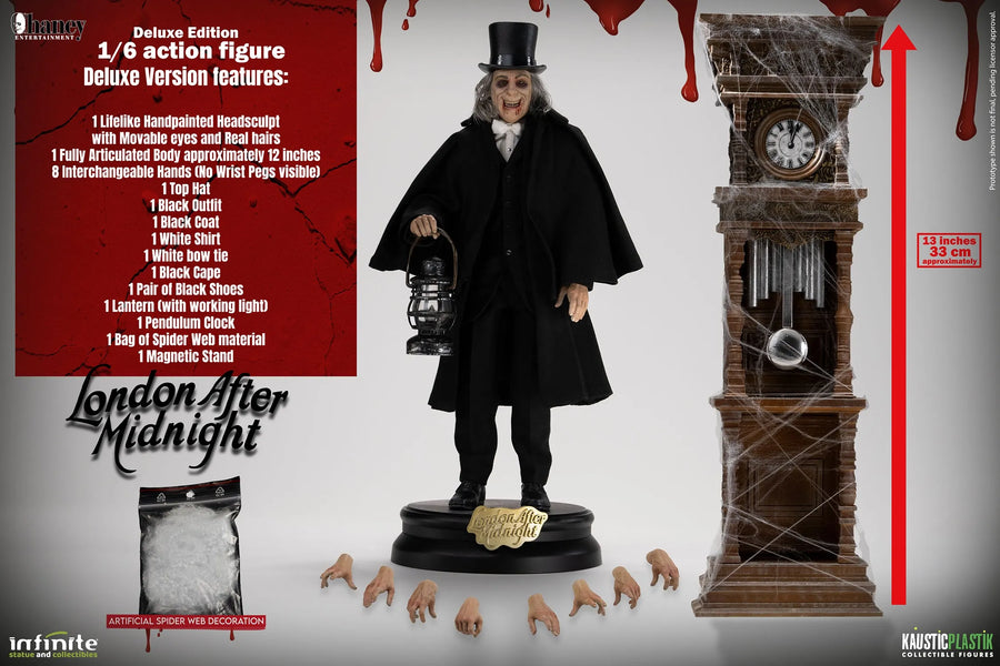 Lon Chaney as London After Midnight Deluxe - LIMITED EDITION: TBD (Deluxe Edition) – Infinite Statue – ActionFigure Brasil
