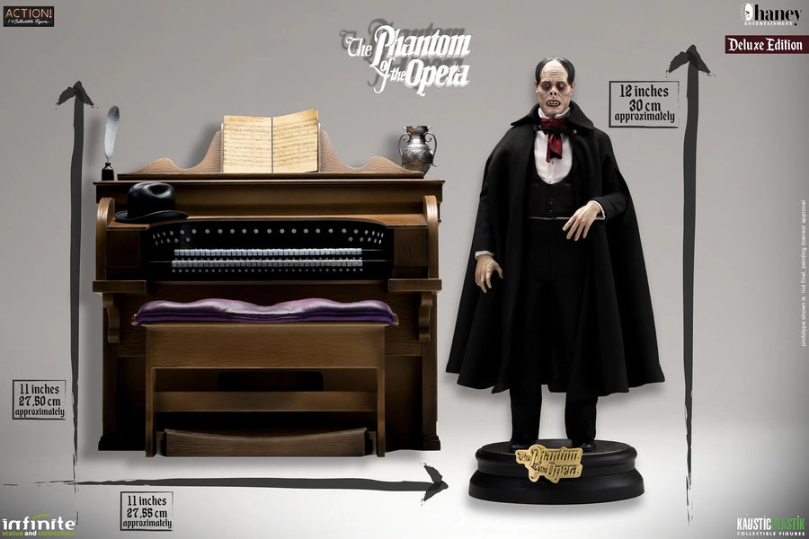 Lon Chaney as Phantom of the Opera Deluxe - LIMITED EDITION: 1200 (Deluxe Edition) – Infinite Statue – ActionFigure Brasil