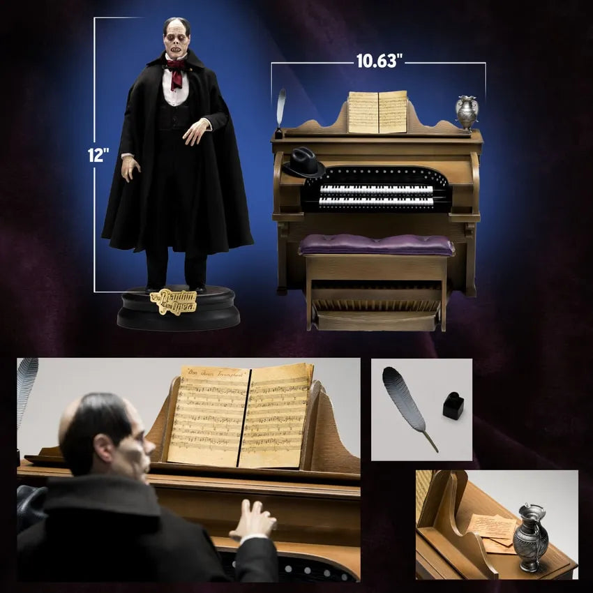 Lon Chaney as Phantom of the Opera Deluxe - LIMITED EDITION: 1200 (Deluxe Edition) – Infinite Statue – ActionFigure Brasil
