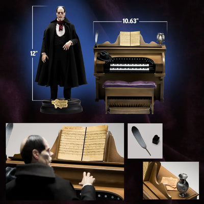 Lon Chaney as Phantom of the Opera Deluxe - LIMITED EDITION: 1200 (Deluxe Edition) – Infinite Statue – ActionFigure Brasil — acessórios