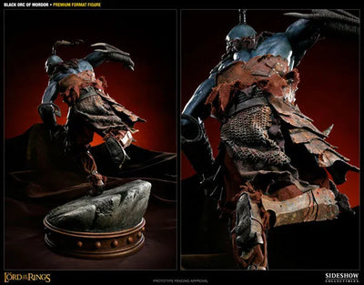 Lord of The Rings - 1/4 Scale Premium Figure: Black Orc of Mordorㅤ – Sideshow Collectibles – ActionFigure Brasil