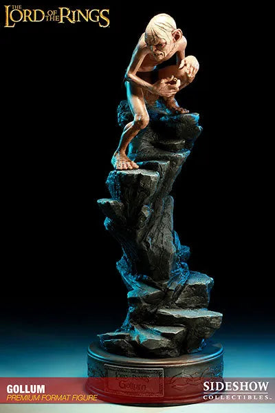 Lord of The Rings - 1/4 Scale Premium Figure: Gollumㅤ – Sideshow Collectibles – ActionFigure Brasil