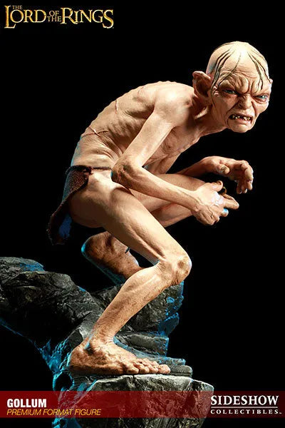 Lord of The Rings - 1/4 Scale Premium Figure: Gollumㅤ – Sideshow Collectibles – ActionFigure Brasil