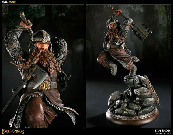 Lord Of The Rings - Statue: Gimliㅤ – Sideshow Collectibles – ActionFigure Brasil
