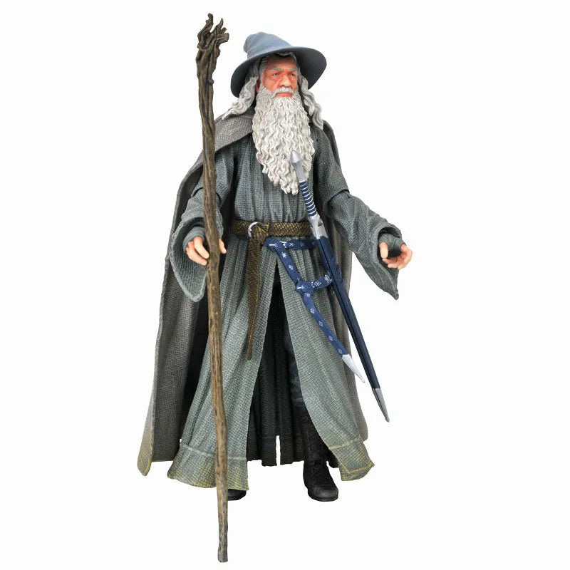 LOTR Select / Lord of the Rings Series 4: Gandalf & Uruk-hai Orc, Set of 2ㅤ – Diamond Select – ActionFigure Brasil