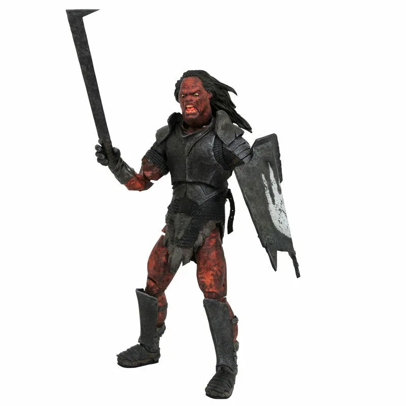 LOTR Select / Lord of the Rings Series 4: Gandalf & Uruk-hai Orc, Set of 2ㅤ – Diamond Select – ActionFigure Brasil