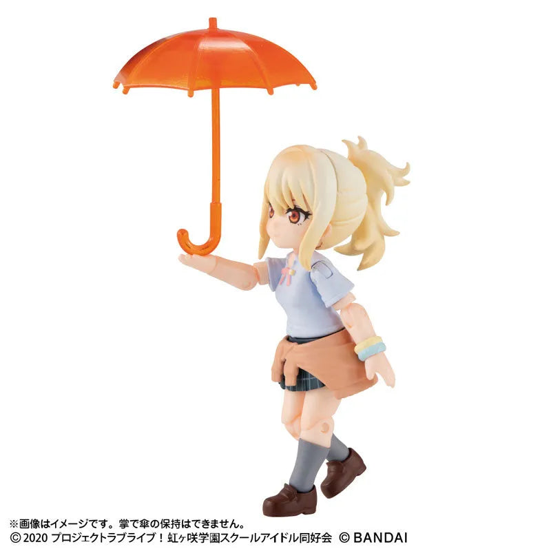 Love Live! Nijigasaki Gakuen School Idol Doukou Kai - Yuuki Setsuna - Miyashita Ai - Uehara Ayumu - Aqua Shooters! feat. Nijigasaki Gakuen School Idol Doukou Kai 01 (Bandai)ㅤ – Bandai – ActionFigure Brasil