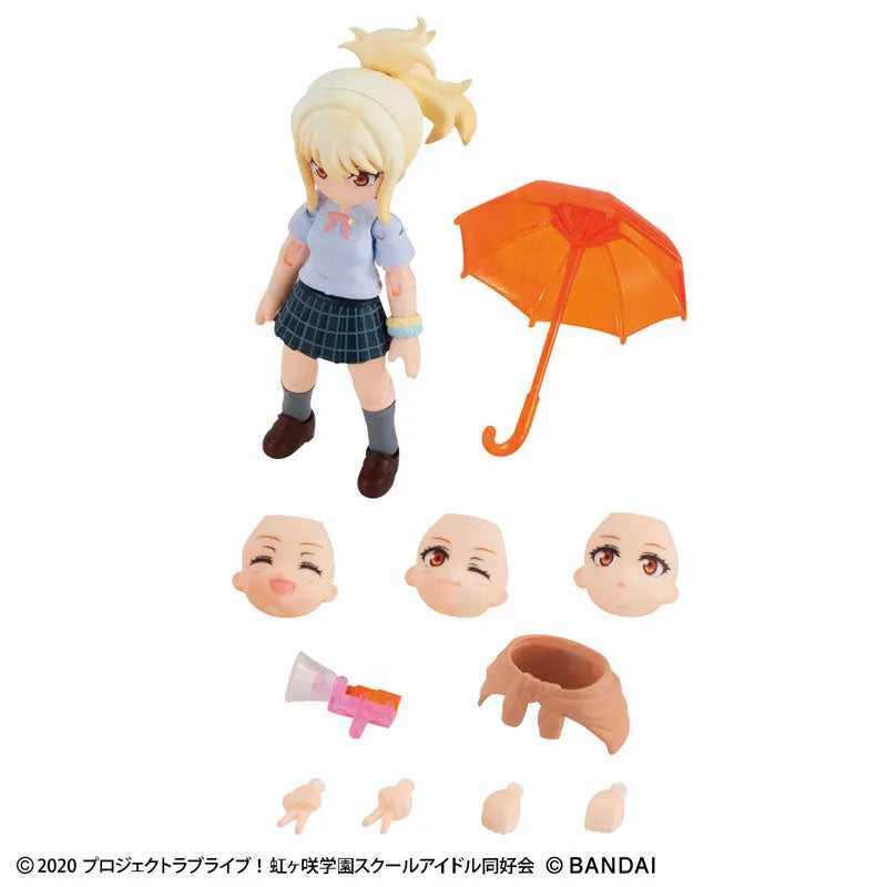 Love Live! Nijigasaki Gakuen School Idol Doukou Kai - Yuuki Setsuna - Miyashita Ai - Uehara Ayumu - Aqua Shooters! feat. Nijigasaki Gakuen School Idol Doukou Kai 01 (Bandai)ㅤ – Bandai – ActionFigure Brasil