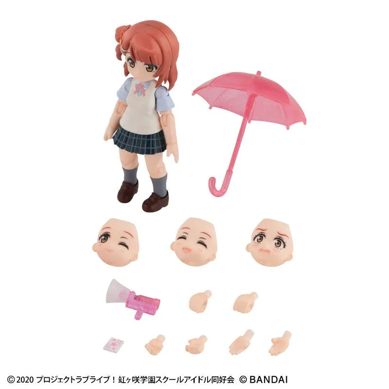 Love Live! Nijigasaki Gakuen School Idol Doukou Kai - Yuuki Setsuna - Miyashita Ai - Uehara Ayumu - Aqua Shooters! feat. Nijigasaki Gakuen School Idol Doukou Kai 01 (Bandai)ㅤ – Bandai – ActionFigure Brasil