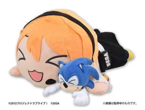 Love Live! School Idol Project - Sonic the Hedgehog - Hoshizora Rin - Love Live! Hyper Jumbo Nesoberi Nuigurumi - Hyper Jumbo Nesoberi Nuigurumiㅤ – Sega – ActionFigure Brasil