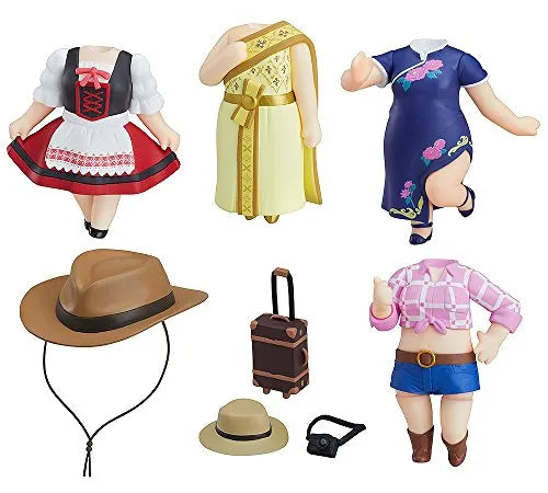 Love Live! Sunshine!! - Nendoroid More - Nendoroid More LoveLive!Sunshine!! Dress Up World Image Girls Vol.2 - World Tour Set. (Good Smile Company)ㅤ – Good Smile Company As Manufacturer – ActionFigure Brasil